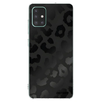 Picasee διαφανής θήκη σιλικόνης Samsung Galaxy M51 M515F - Midnight Leopard