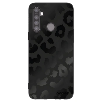 Picasee Μαύρη θήκη σιλικόνης για Realme 5 - Midnight Leopard