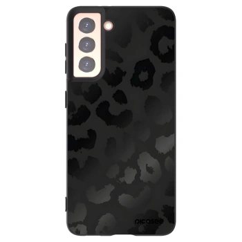 Picasee Μαύρη θήκη σιλικόνης για Samsung Galaxy S21 5G G991B - Midnight Leopard