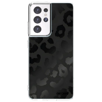 Picasee διαφανής θήκη σιλικόνης Samsung Galaxy S21 Ultra 5G G998B - Midnight Leopard