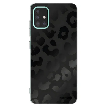 Picasee διαφανής θήκη σιλικόνης Samsung Galaxy M31s - Midnight Leopard