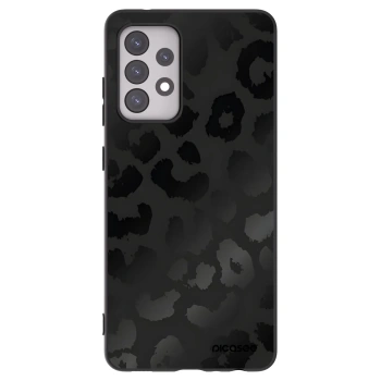 Picasee Μαύρη θήκη σιλικόνης για Samsung Galaxy A52 5G A525F - Midnight Leopard