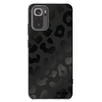 Picasee διαφανής θήκη σιλικόνης Xiaomi Redmi Note 10S - Midnight Leopard