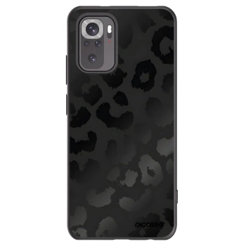 Picasee Μαύρη θήκη σιλικόνης για Xiaomi Redmi Note 10S - Midnight Leopard
