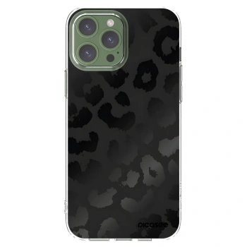 Picasee διαφανής θήκη σιλικόνης Apple iPhone 13 Pro Max - Midnight Leopard