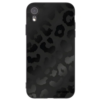 Picasee Μαύρη θήκη σιλικόνης για Apple iPhone 6 Plus/6S Plus - Midnight Leopard