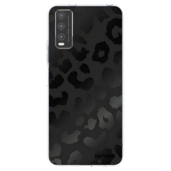 Picasee διαφανής θήκη σιλικόνης Vivo Y20s - Midnight Leopard