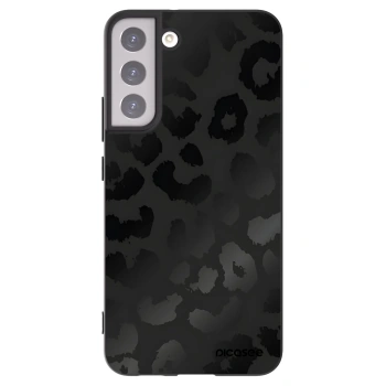 Picasee Μαύρη θήκη σιλικόνης για Samsung Galaxy S22+ 5G - Midnight Leopard