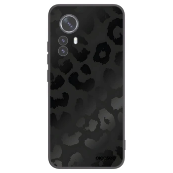 Picasee Μαύρη θήκη σιλικόνης για Xiaomi 12 Pro - Midnight Leopard