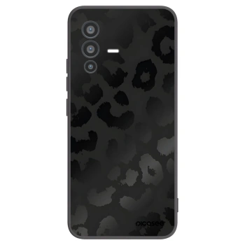 Picasee Μαύρη θήκη σιλικόνης για Vivo V23 5G - Midnight Leopard