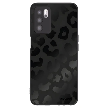 Picasee Μαύρη θήκη σιλικόνης για OPPO A16 - Midnight Leopard