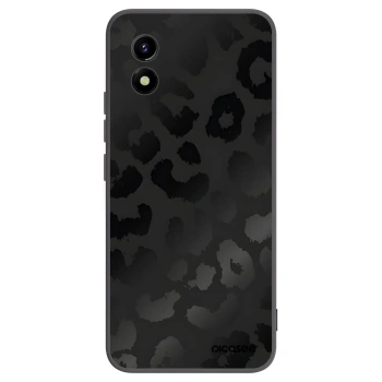 Picasee Μαύρη θήκη σιλικόνης για Vivo Y01 - Midnight Leopard