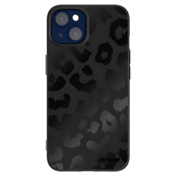 Picasee Μαύρη θήκη σιλικόνης για Apple iPhone 14 - Midnight Leopard