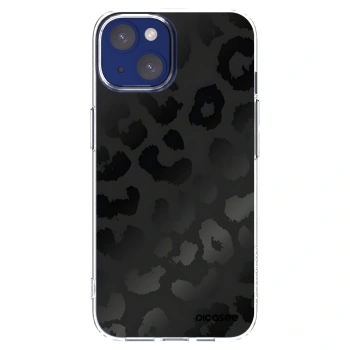 Picasee διαφανής θήκη σιλικόνης Apple iPhone 14 - Midnight Leopard