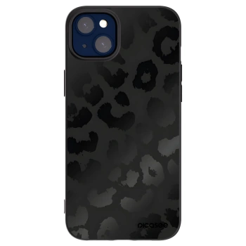 Picasee Μαύρη θήκη σιλικόνης για Apple iPhone 14 Plus - Midnight Leopard
