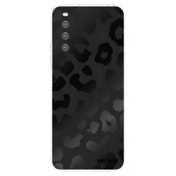 Picasee διαφανής θήκη σιλικόνης Sony Xperia 10 IV 5G - Midnight Leopard