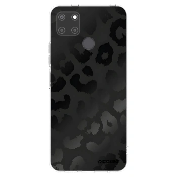 Picasee διαφανής θήκη σιλικόνης Realme C21Y - Midnight Leopard