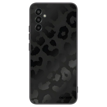 Picasee Μαύρη θήκη σιλικόνης για Samsung Galaxy M13 M135F - Midnight Leopard