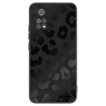 Picasee Μαύρη θήκη σιλικόνης για Xiaomi Poco M4 Pro - Midnight Leopard
