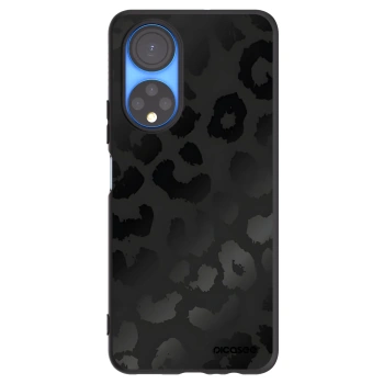 Picasee Μαύρη θήκη σιλικόνης για Honor X7 - Midnight Leopard