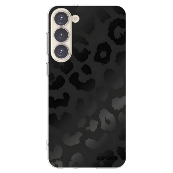 Picasee διαφανής θήκη σιλικόνης Samsung Galaxy S23+ 5G - Midnight Leopard