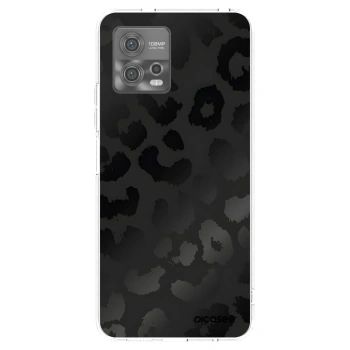 Picasee διαφανής θήκη σιλικόνης Motorola Moto G72 - Midnight Leopard