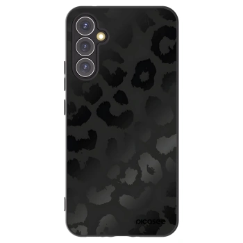 Picasee Μαύρη θήκη σιλικόνης για Samsung Galaxy A34 5G A346B - Midnight Leopard