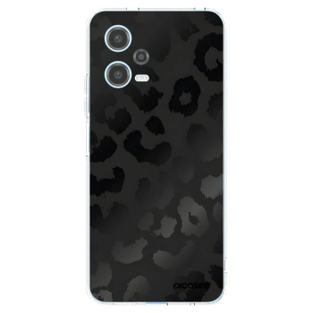 Picasee διαφανής θήκη σιλικόνης Xiaomi Redmi Note 12 5G - Midnight Leopard