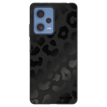 Picasee Μαύρη θήκη σιλικόνης για Xiaomi Redmi Note 12 Pro 5G - Midnight Leopard