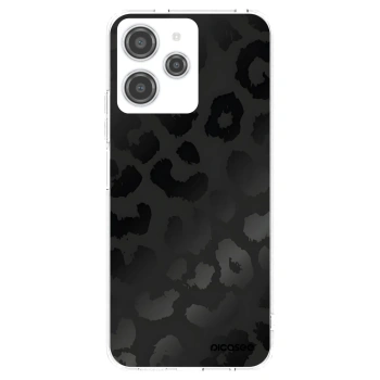 Picasee διαφανής θήκη σιλικόνης Xiaomi Redmi 12 4G - Midnight Leopard