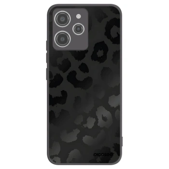 Picasee Μαύρη θήκη σιλικόνης για Xiaomi Redmi 12 4G - Midnight Leopard