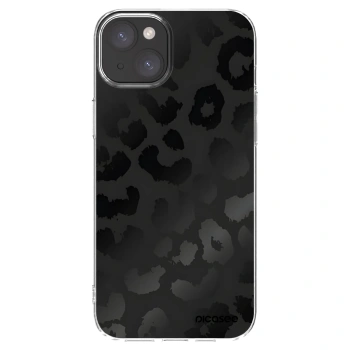 Picasee διαφανής θήκη σιλικόνης Apple iPhone 15 Plus - Midnight Leopard