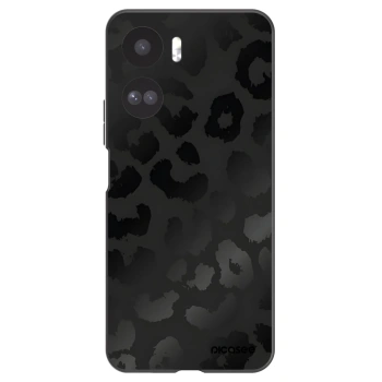 Picasee Μαύρη θήκη σιλικόνης για Honor 90 Lite 5G - Midnight Leopard