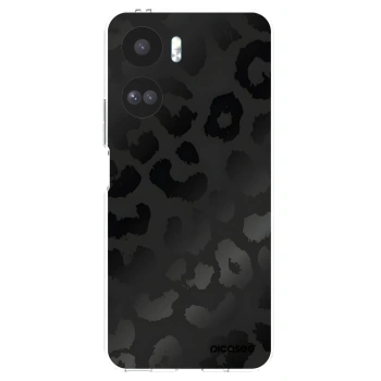 Picasee διαφανής θήκη σιλικόνης Honor 90 Lite 5G - Midnight Leopard