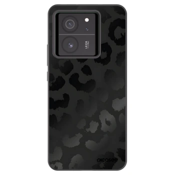 Picasee Μαύρη θήκη σιλικόνης για Xiaomi 13T Pro - Midnight Leopard