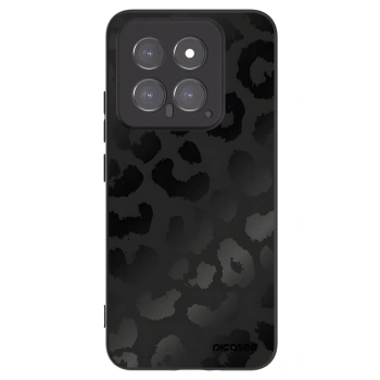 Picasee Μαύρη θήκη σιλικόνης για Xiaomi 14 - Midnight Leopard