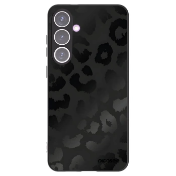 Picasee Μαύρη θήκη σιλικόνης για Samsung Galaxy S24+ S926B 5G - Midnight Leopard