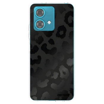 Picasee διαφανής θήκη σιλικόνης Motorola Edge 40 Neo - Midnight Leopard