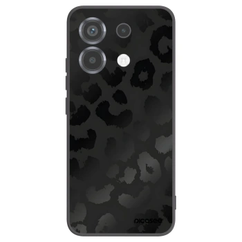 Picasee Μαύρη θήκη σιλικόνης για Xiaomi Poco X6 - Midnight Leopard