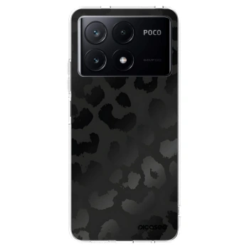 Picasee διαφανής θήκη σιλικόνης Xiaomi Poco X6 Pro - Midnight Leopard