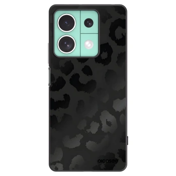 Picasee Μαύρη θήκη σιλικόνης για Xiaomi Redmi Note 13 5G - Midnight Leopard