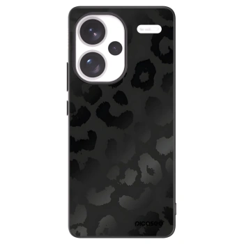 Picasee Μαύρη θήκη σιλικόνης για Xiaomi Redmi Note 13 Pro+ 5G - Midnight Leopard