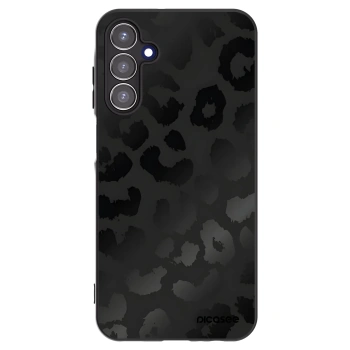 Picasee Μαύρη θήκη σιλικόνης για Samsung Galaxy A15 A156B 5G - Midnight Leopard
