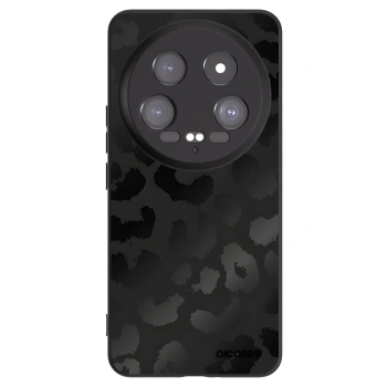 Picasee Μαύρη θήκη σιλικόνης για Xiaomi 14 Ultra - Midnight Leopard
