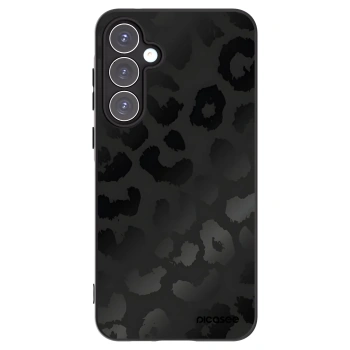 Picasee Μαύρη θήκη σιλικόνης για Samsung Galaxy A55 5G A556B - Midnight Leopard