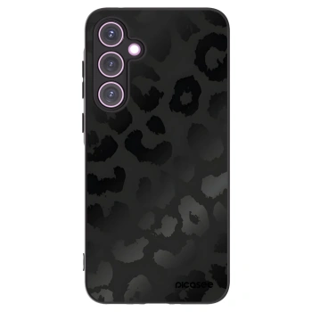 Picasee Μαύρη θήκη σιλικόνης για Samsung Galaxy A35 5G A356B - Midnight Leopard
