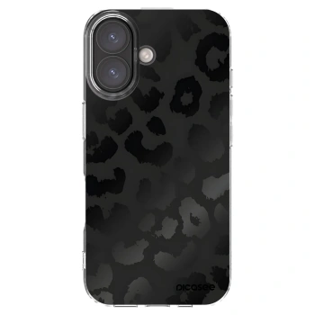 Picasee διαφανής θήκη σιλικόνης Apple iPhone 16 - Midnight Leopard