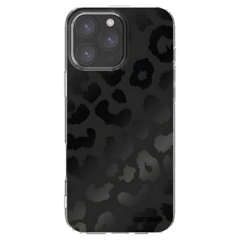 Picasee διαφανής θήκη σιλικόνης Apple iPhone 16 Pro Max - Midnight Leopard