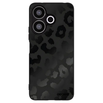 Picasee Μαύρη θήκη σιλικόνης για Xiaomi Redmi 13 4G - Midnight Leopard
