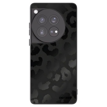 Picasee Μαύρη θήκη σιλικόνης για OnePlus 12 5G - Midnight Leopard